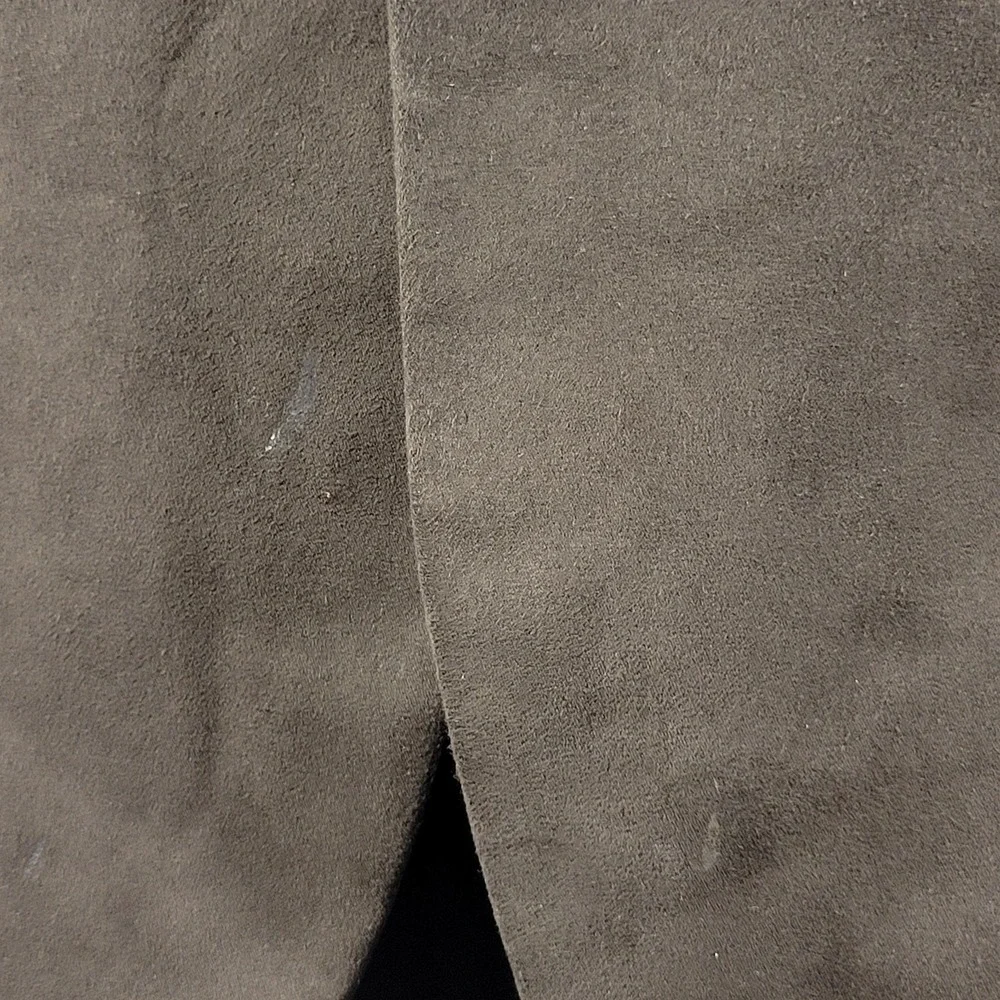 Chaps Men's Sport‎ Coat Blazer Three Button Brown Suede Polyester Size 46L